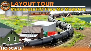 Minnesota HO Free-Mo Modelers Layout Tour