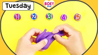 TODDLER LEARNING VIDEO - Tuesday Preschool Circle Time - Toddler Videos, Toddlers UK, Boey Bear