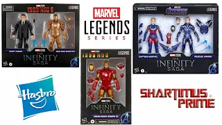 NEW Marvel Legends Infinity Saga Mark 3 Iron Man Rescue Armor Captain Marvel Happy Hogan and Mark 21