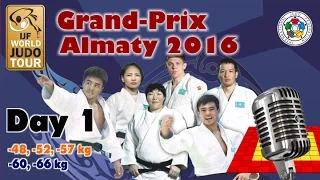 Judo Grand-Prix Almaty 2016: Day 1