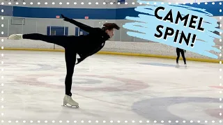 How To Do A Camel Spin! - Tips For Beginners - Figure Skating Tutorial