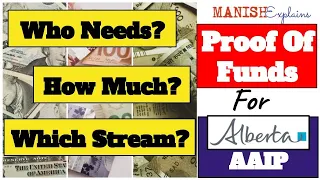Proof of Funds For AAIP | Each Stream Fund Requirements Explained In Detail