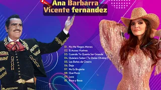 Las Mejores Canciones Romanticas Más Bonitas P2 - Ana Barbara y Vicente Fernandez mix Exitos