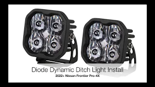 2022+ Nissan Frontier Diode Dynamics Ditch Lights Install