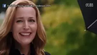 David Duchovny and Gillian Anderson - Bloopers moments Season 10