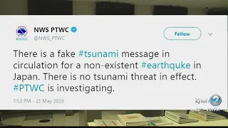 False Tsunami Alert