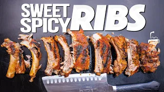 HABANERO & PINEAPPLE MAKE THESE SWEET & SPICY RIBS ANYONE CAN MAKE! | SAM THE COOKING GUY