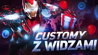 FORTNITE:CUSTOMY🌴 GIERKI Z WIDZAMI🔓KOD: KOZAKI-YOUTUBE #customy #livefortnite #live#late #topmodel