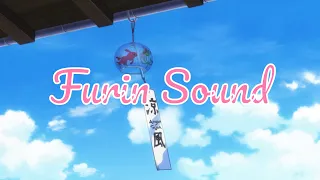 Suara Furin di anime 1 hour (Summer in Japan, Furin Sound, calm, relaxing, study sound)