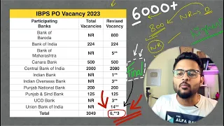 😱IBPS PO 2023 Final Vacancy & Cutoff- My Last Verdict! IBPS PO Vacancy 2023 #ibpspo