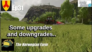 My pallet storage didnt work as planed | Rennebu | FS22 | The Norwegian Farm e31