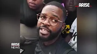 #ENDSARS PROTEST: FALZ SPEAKS TO THE MEDIA AT LEKKI PROTEST