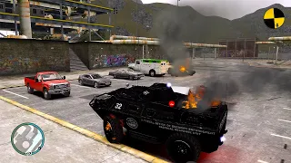 GTA 4 Crazy Crashes APC Ep.1