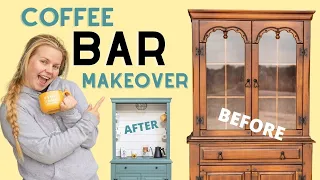 China Hutch Makeover | Upcycle Old & Outdated Furniture