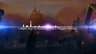 I Want You To Know ( Hella × Pegato Remix) ( 1 Hour ) || EDM TIKTOK