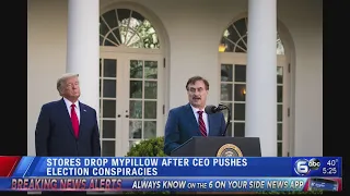 Stores drop MyPillow after CEO pushes election conspiracies