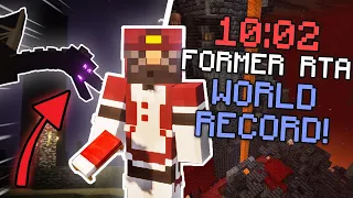 WORLD RECORD Minecraft Speedrun RSG 1.16+ (Former RTA WR) [10:02]