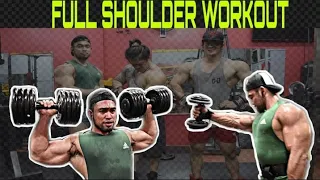 FULL SHOULDER WORKOUT | IFBB PRO JOVEN SAGABAIN