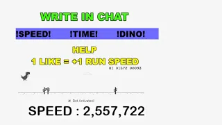 NEW PLAYING CHROME DINOSAUR GAME 365 DAYS (WORLD RECORD)