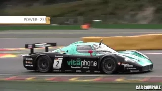 Maserati MC12 Corsa vs Jaguar C X75