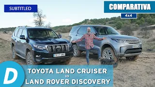 4x4 Review ¡beyond the limit!: Toyota Land Cruiser vs Land Rover Discovery | offroad Test