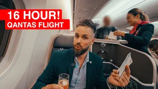 Qantas Inaugural Perth to Rome Business Class Flight