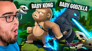 BABY Kong and BABY Godzilla vs SKULLCRAWLERS!! (Reaction)