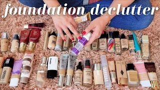 Foundation Declutter ... getting rid of HALF + sharing the BEST and WORST