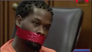 Judge orders deputies to tape Man’s mouth shut during sentencing.