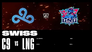 C9 vs. LNG - Game 1 | Swiss Stage | 2023 Worlds | Cloud9 v  LNG Esports (2023)