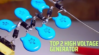 How To make high voltage generator @crazytechniques