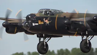 Avro Lancaster legendary aircraft at the Air Show