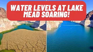 Lake Mead Water Level 2023 | Water Levels at Lake Mead Soaring!