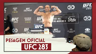 PESO BATIDO! ACOMPANHE A PESAGEM OFICIAL DAS DISPUTAS DE CINTURÃO DO UFC 283