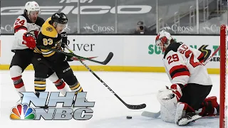 Boston Bruins vs. New Jersey Devils | EXTENDED HIGHLIGHTS | 3/28/21 | NBC Sports