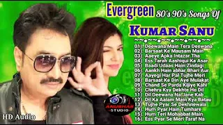 Evergreen 80's 90's Songs Of Kumar Sanu, Best Hit,Golden Song, 90s hit#Bollywood Songs Jukebox