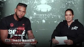 Thiago Marreta e Amanda Nunes se entrevistam na semana do UFC 239