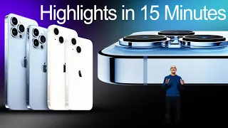 Apple iPhone 13 September 14 Event Highlights in 15 Minutes