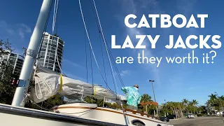 Catboat Lazy Jacks