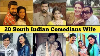 20 South Indian Comedians Wife 2022 | Beautiful Wives of South Comedians - Brahmanandam, Ali