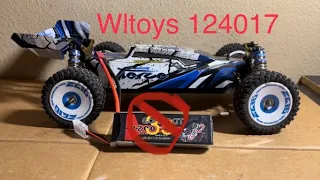 Do Not Run Your Wltoys 124017 on 3s!