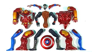 Merakit Mainan Spider-Man, Siren head, Hulk Buster Avengers Superhero Toys