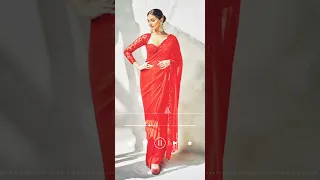All bollywood actress in red saree 🥻#kritisanon #aliabhatt #shraddhakapoor #janhvikapoor #shorts