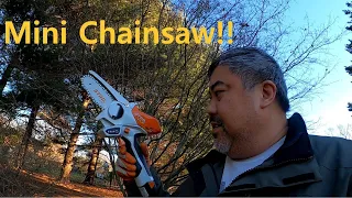 Mini chainsaw!  Stihl GTA26 Review
