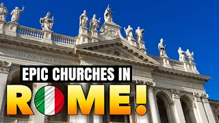 Most Beautiful Churches in Rome & Trying The BEST Pizza 🍕🇮🇹