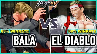 KOF XV 🔥 Bala (Iori/Najd/K') vs El Diablo (Geese/Benimaru/Sylvie)