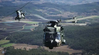ARH Tiger & MRH Taipan Helicopters - Australian Army + Airbus
