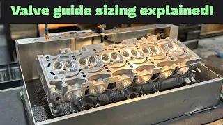 Tech talk - valve guide ream and sizing explained!