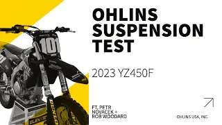 Testing Ohlins MX Suspension at Fox Raceway