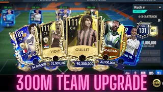 300 MILLION COINS Team Upgrade in Fifa mobile 🔥 PRIME AND HEROES!!!!